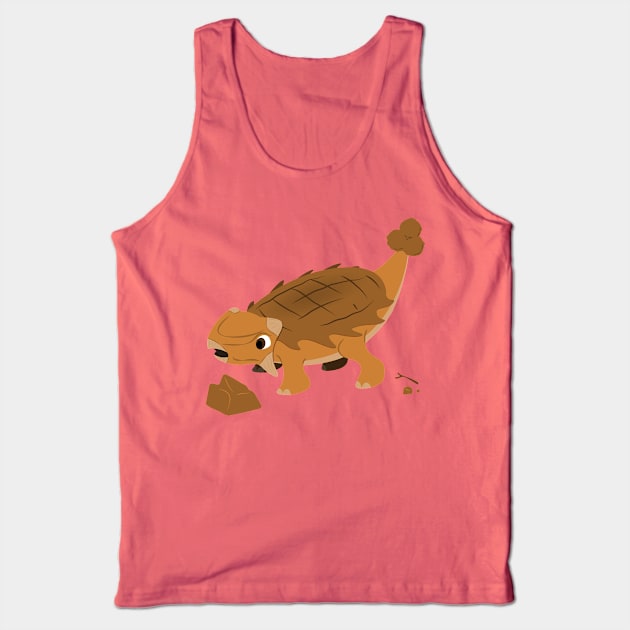 Baby Ankylosaurus Tank Top by henrybaulch